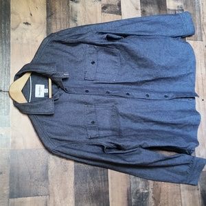 Goodfellow Dark Blue Denim Long Sleeve Button Up Sz Large Men